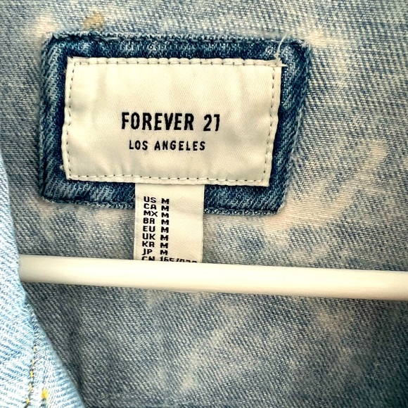 Forever 21 | Acid Wash Denim Jacket | size M - Picture 2 of 4
